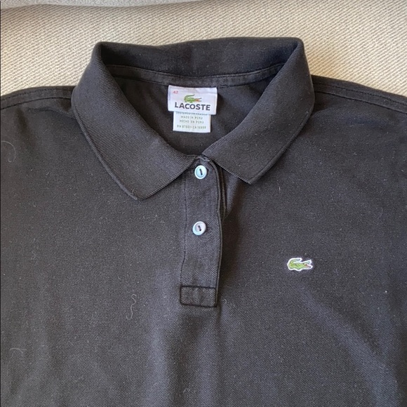 Women’s black Lacoste shirt - Picture 2 of 2